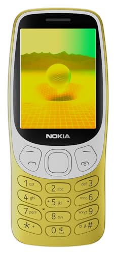 Image of Nokia 3210 4G | All-New Classic Keypad Phone with Dual SIM, YouTube, Scan & Pay UPI, Rear Camera, Wireless FM Radio, MP3 Player, Bluetooth & USB Type C | Y2K Gold