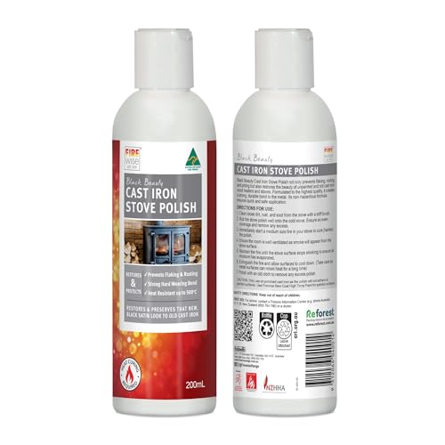 Black Beauty Cera para Estufas de Hierro Fundido 2 x 6.7 Fl oz miniatura 2