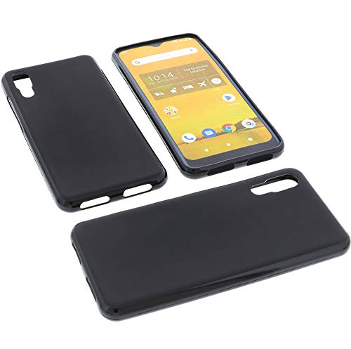 foto-kontor Coque Compatible avec Logicom Le Spark Housse pour Smartphone Étui en Caoutchouc TPU Noir