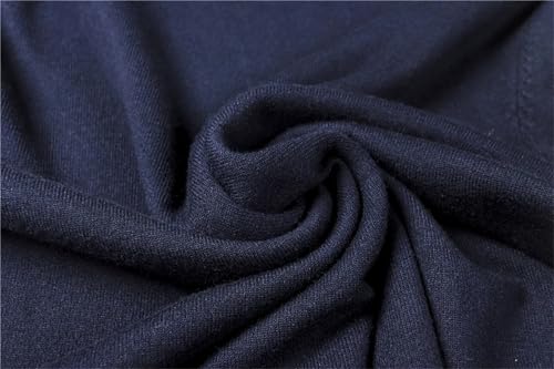 Men Thick Warm Mock Neck Pullover Sweater Solid Slim Fit Long Sleeve Knit Casual Tops 7