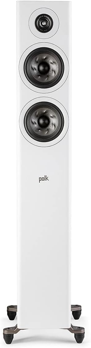 Polk Audio Reserve Series R500 Tower Speaker, 1" Pinnacle Ring Tweeter & Dual 5.25" Turbine Woofers, Hi-Res Certified, Dolby Atmos & IMAX Enhanced for