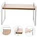 OSALADI Desktop Storage Rack Compact Iron Organizer for Books Office Supplies and Sundries Space-Saving Design Easy to Clean for Home and Office Use