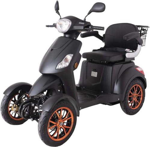 Green Power JH500 Electric Mobility Scooter, Matt Black