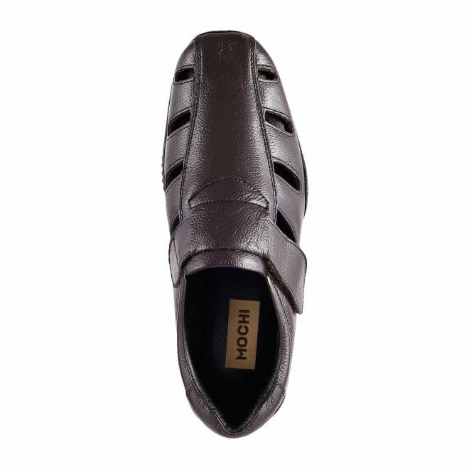 Image of Mochi Men' Brown Sandals