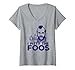 Mujer I Pitty The Foos - Futbolín retro Camiseta Cuello V