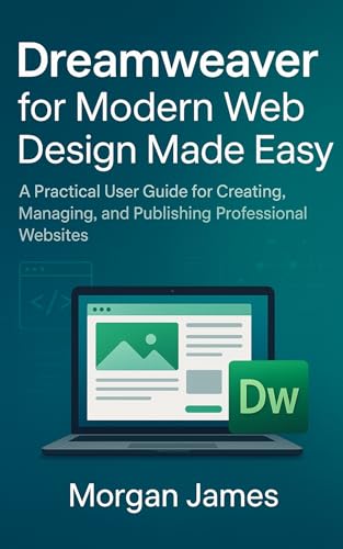 Dreamweaver for Modern Web Design Made Easy: A Practical User Guide for Creating, Managing, and Publishing Professional Websites (Adobe essencials Book 2)