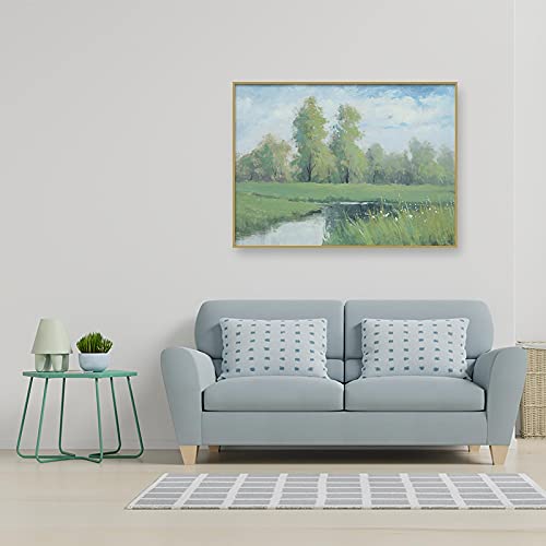 Pinturas en Lienzo Paisaje Natural Resumen Puesta de Sol Nubes Campo Óleo Carteles Obra de Arte Sala de Estar Decorativa Cover