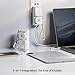 sharge 3 in 1 Portable Charger Power Bank 10000mAh with Built-in Retractable Cables and Foldable Wall Plug, 30W Max Travel Essentials Battery Pack Fast Charging Powerbank for iPhone 17 16 15 14 Pixel