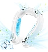 Portable Neck Fan Hands Free Personal Air Conditioner Fan, Semiconductor Cooling Fan, 6000mAh Bat...