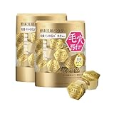 MENBLY Japanese Powder Face Wash 0.35g 32pcs 1pack - Japanese Skincare Travel Pack - Exfoliating Rice Powder Cleanser - Smooth Hydrating Moisture - Gentle Enzyme Facial Cleanser for Soft Skin - Gold