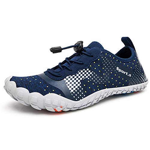 Image of Water Shoes for Men Barefoot Quick-Dry Aqua Sock Outdoor Athletic Sport Shoes for Kayaking, Boating, Hiking, Surfing, Walking