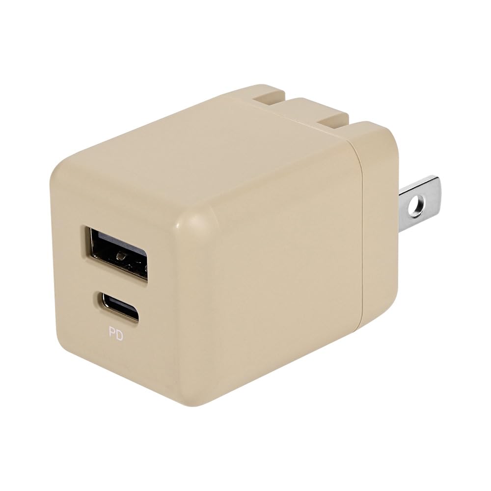 Amazon | オウルテック AC充電器 USB充電器 PD20W PSE適合 折りたたみ