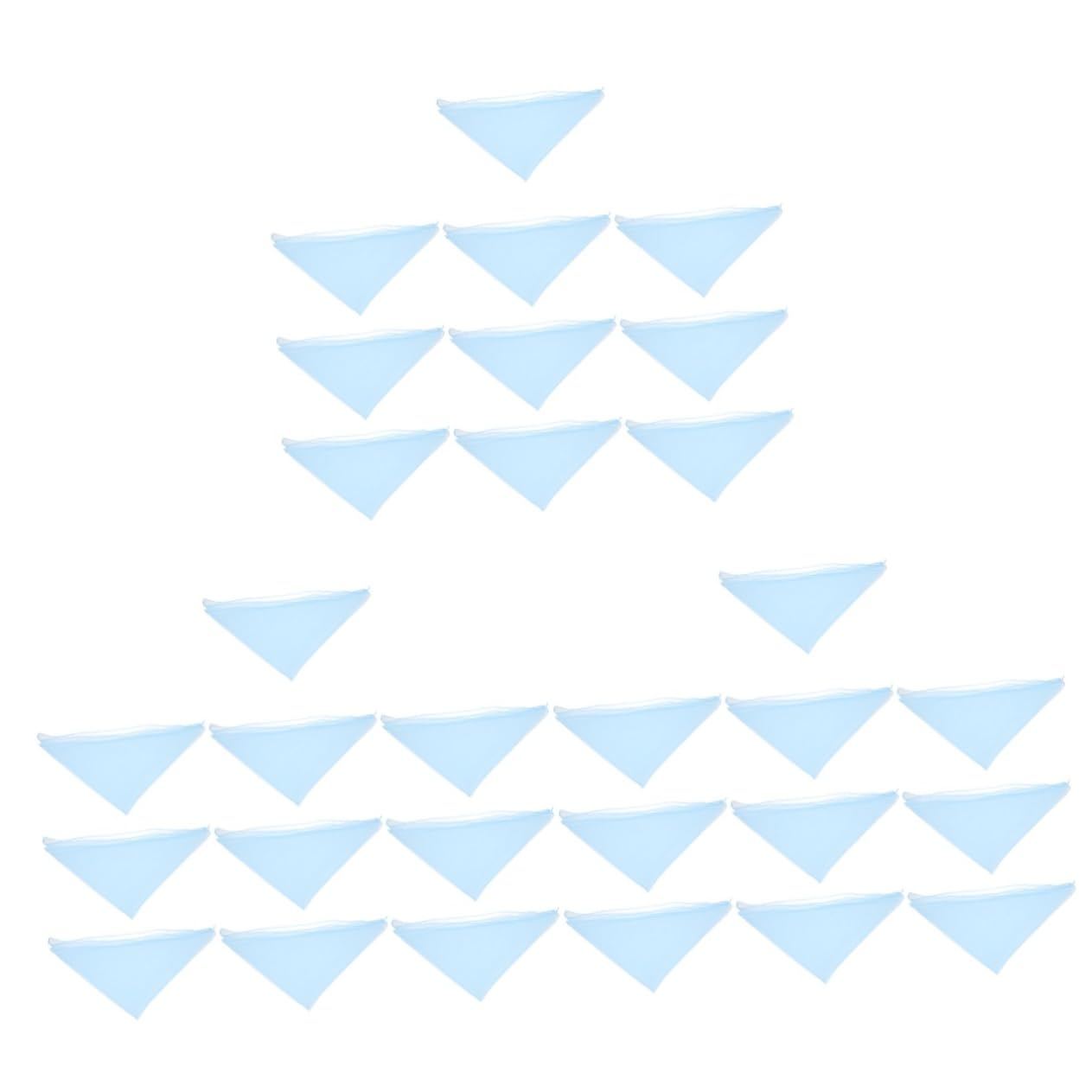 Alasum 30 Pcs silk scarf womens plaid scarf square movement scarves Square Veil womens scarf outside toys rhythm scarf kids Small vintage toys Silky Scarf Miss chiffon childhood portable