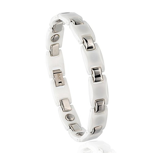 Amazon | [TOMA] 8M（シルバー×白セラミック） 管理医療機器認証 磁気