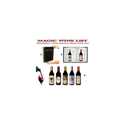 Carte des vins à Apparition Tora Magic avec production automatique de 5 bouteilles