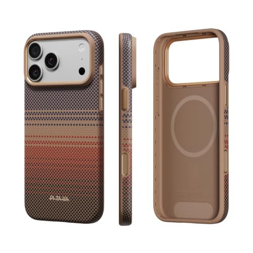 Image of pitaka for iPhone Pro Case 6.3 inch Refined Protection, Premium, Sunset