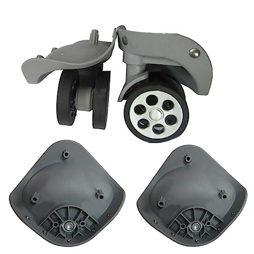 A79 Luggage Wheels Suitcase Double Row Roller Repairing Kit 360° Spinner Casters Heavy Duty Wheel 1 Pair with Screws3