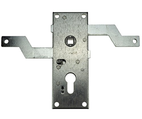 Garagentorschloss seitlicher Anschluss 159mm Kastehöhe 9mm Nuss