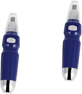 FOMIYES 2 Peças Aparador Elétrico De Pelos De Unhas Depilação Nasal Aparador De Pelos De Nariz Barbeadores Elétricos USB Barbeadores Elétricos Aparador De Pelos De Orelha Máquina De