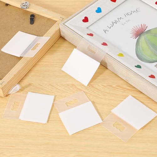 Image of 10 Pack Picture Hangers Adhesive Plastic Sawtooth Adhesive Picture Hanger No Nail Picture Hangers Adhesive Foamboard Hanger