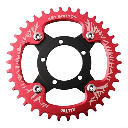 Corona e viti per accessori compatibili con motori Bafang 01/02 su biciclette elettriche (nero 34T)