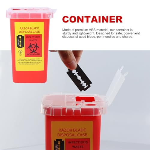 Récipient à lame de rasoir léger portable en plastique - 2