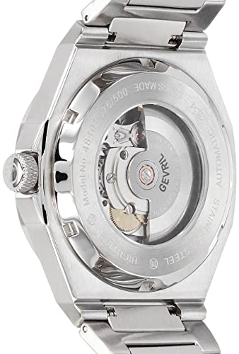 Gevril Men's High Line Swiss Automatic Watch,316L Stainless Steel Bracelet with Deployment Buckle4