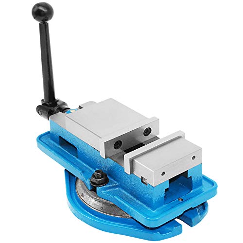 Super Deal Product U/D SENDUO 6 inch Precision Milling Machine Bench Clamp Vise with 360 Degree Swiveling Base CNC Vise Swivel Base Drilling Screws Hardened Metal