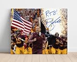 Minnesota Autograph Print - P.J. Fleck - Row the Boat Charge - 16x20 Poster Print