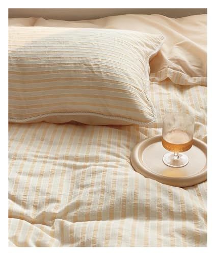 Juego de funda nórdica de 4 piezas de algodón y ropa de cama 4
