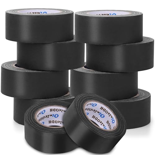 Image of New Upgrade Gaffer Tape Bulk 8 Pack, 11 Mil Industrial Grade Gaffer Tape, 2'' x 30 Yards, Strong Adhesion, Easily Remove No Residue, Professional Matte Finish No Reflection, Black Cloth Tape for Stage