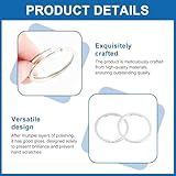 Zoom IMG-2 pawpoem 120pcs portachiavi in acciaio Zoom IMG-2 pawpoem 120pcs portachiavi in acciaio