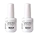Produktbild Elite99 UV Nagellack farbgel gellack base top coat Überlack Unterlack(1x Stück Überlack 15ML+ 1x Stück Unterlack 15ML)