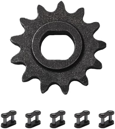 KAMIER Upgraded 25H Chain 13T Teeth Motor Sprocket Master Link Replacement for Razor MX500 MX650 SX500 Mcgrath RSF650 Dirt Rocket Bike MY1020 Motor Kids Electric Scooter Mini Bike Go Kart Cart Parts