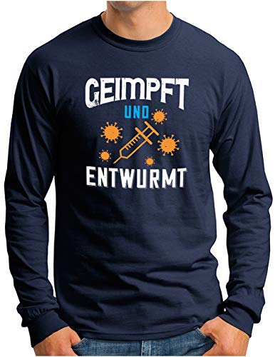T-shirt vacciné et vermifugé OM3 manches longues pour briser la monotonie des vêtements homme L