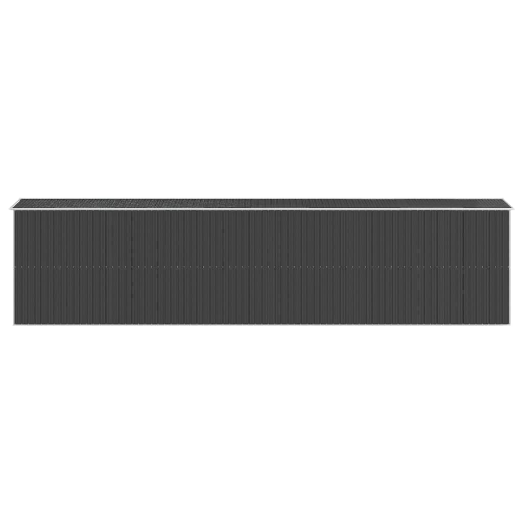 Générique Abri de Jardin Anthracite 192x855x223 cm Acier galvanisé,Maison & Jardin,Pelouses & Jardins,Vie en extérieur,Structures extérieures,Cabanes & abris de Jardin,3147457