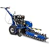 BILT HARD 24" Gas Powered Trencher – 15HP 420cc E-Start Gas Engine, 27pcs Carbide Teeth – Ditching Mini Trencher for Commercial, Irrigation, Cable Laying & Drainage
