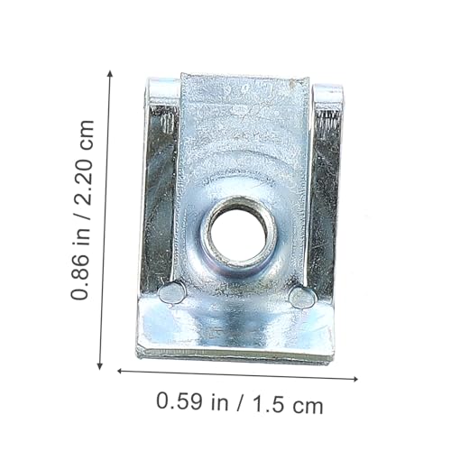 Clips en U para coche: soluciona paneles sueltos con este kit de tuercas de clip de acero 2