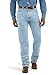 Wrangler Men's Cowboy Cut Original Fit Jean, Gold Buckle Bleach, 32W x 32L