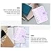 HOMSFOU Scrapbook Protective Cover for Loose-Leaf Journal Binder Shell Snap Closure for Office School and Projects Glitter Design