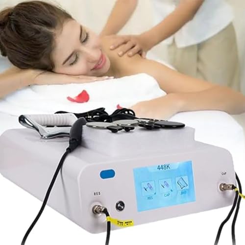 BCBKD Equipo De Diatermia INDIBA Profesional 448KHZ RF Tecar Terapia Ret CET, Tecnología Española Hipertermia, Adelgazante