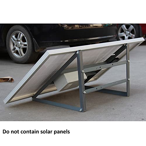 Uchwyt do montażu na panelu słonecznym, wytrzymały stojak naziemny do systemów off-grid DIY, stojak uchylny na panele 50-300 W, trwałe aluminium dla łatwej instalacji i wydajności energetycznej