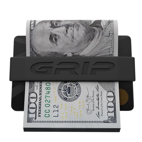 Grip Money Bands (Pack of 3) - BLACK - Premium Silicone Band for Cash & Cards - Slim & Durable Design4