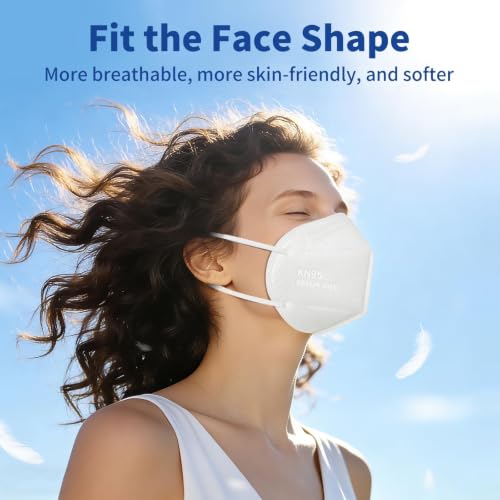 Image of Hotodeal KN95 Face Masks 40Pcs, 5-Ply Breathable KN95 Mask for Adult, White