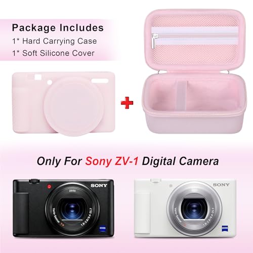 Funda rígida para cámara Sony ZV-1 color Rosado miniatura 2