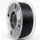 PRILINE Superhard Carbon Fiber Polycarbonate 1KG 1.75 3D Printer Filament, Dimensional Accuracy +/- 0.03 mm, 1kg Spool,Black