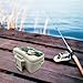 Live Bait Bucket Dual Layer Insulated Bait Bucket Ventilated Fishing Lure Box with Lid & Lock Portable ABS Fishing Box for Enthusiasts