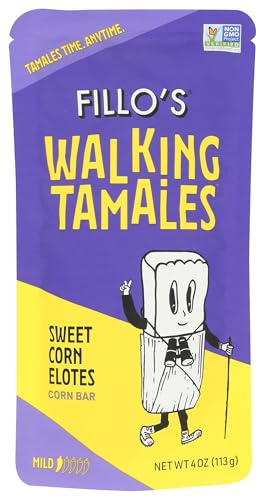 Fillos Sweet Corn Elotes Walking Tamales, 4 OZ