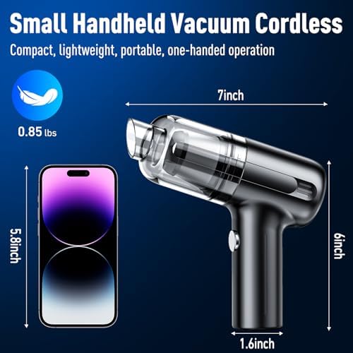 Mini Vacuum Cleaner Review: YKSINX Cordless Handheld Power