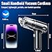 YKSINX Handheld Car Vacuum Cleaner Cordless,12000PA High Power Portable Vacuum Cleaner&Air Duster,2 Gear,3 in 1 Small Vacuum Cleaner Rechargeable,Mini Hand Held Vacuum for Car Home Office Keyboard